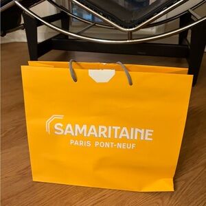 Samaritaine Yellow Shopping Bag